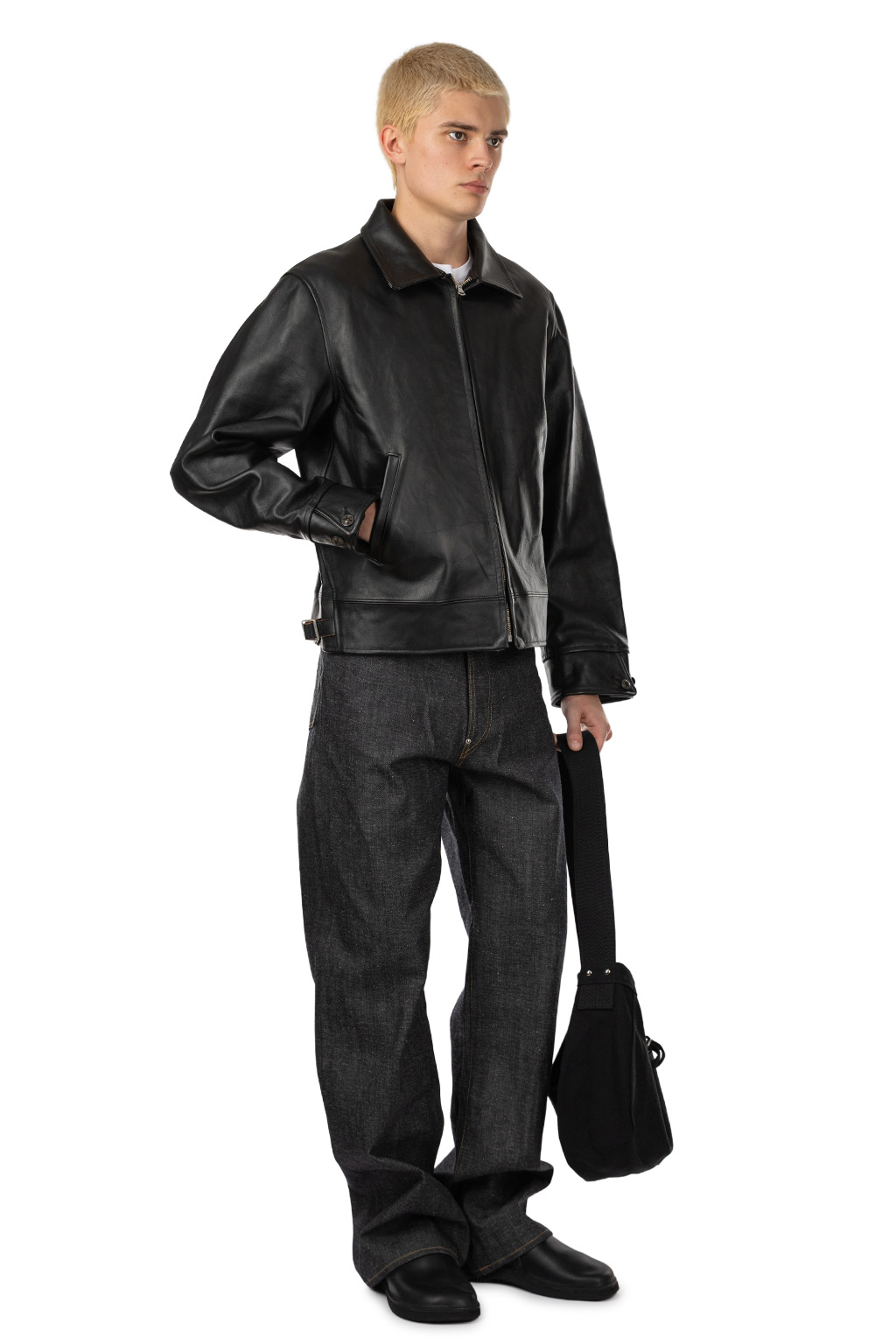 Taiga Takahashi - Lot.802 Cossack Leather Jacket - Black